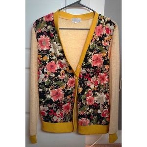 Floral Print Vintage Coatigan